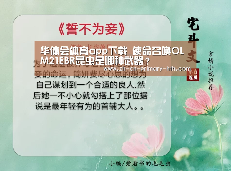 华体会体育app下载_使命召唤OLM21EBR昆虫是哪种武器?(图1) 华体会体育app下载